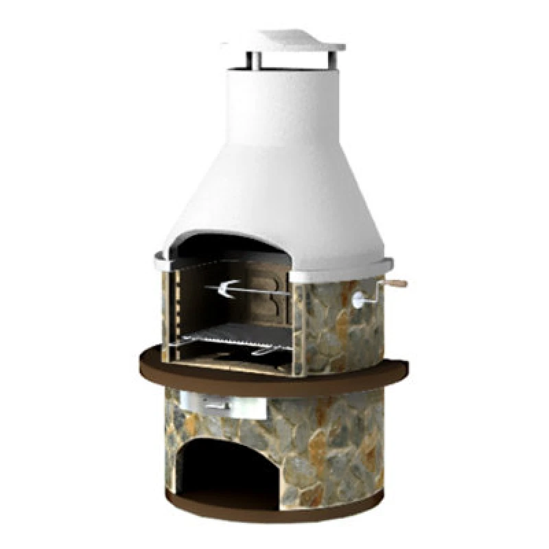 Image of Callow Ronm Rondo Modern Masonry Charcoal Bbq Grill