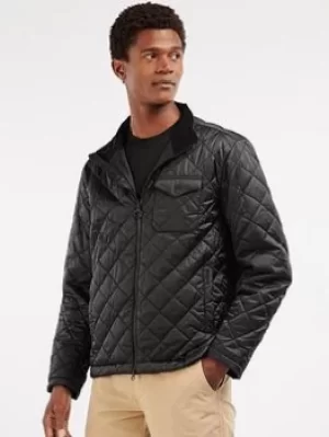 Image of Barbour City Quilt Jacket, Black Size XL Men