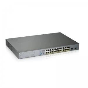 image of Zyxel GS1300-26HP 26 Port Unmanged CCTV PoE Switch