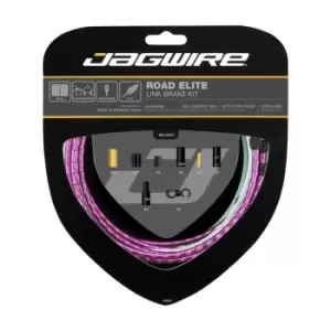 Image of Jagwire Road Elite Link Brake Cable Kit Limited Purple