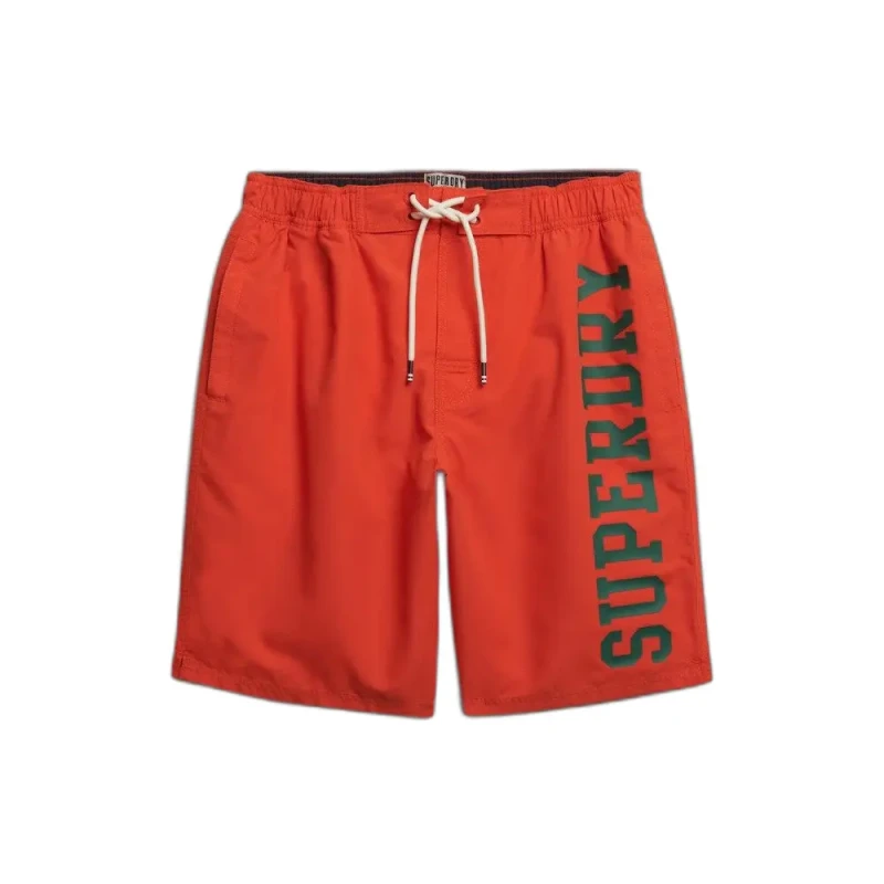 Image of Superdry Swim shorts Superdry Logo 19 Orange Male M