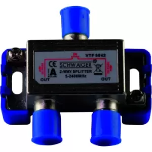 Image of Schwaiger VTF8842 241 Cable splitter Silver