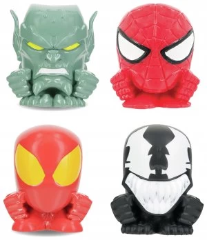 Image of Mashems Spider Man Action Figures Pack of 4