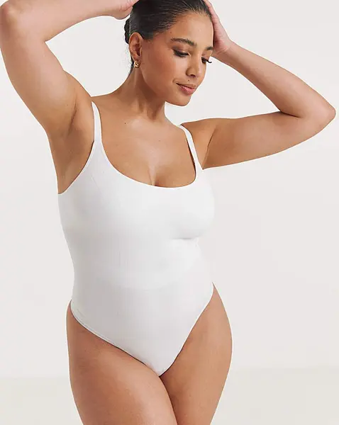 Image of Boux Avenue Boux Avenue Thong Contour Body White White Female Large DD-G QV61107