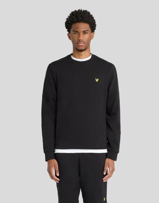Image of Lyle & Scott Sweater Lyle & Scott Loopback Noir Male 2XL