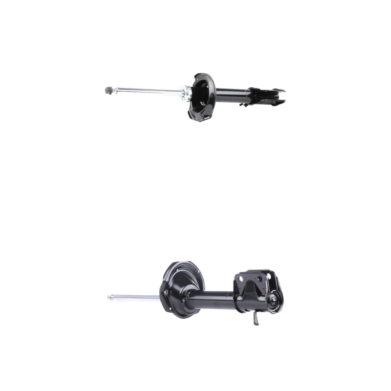Image of RIDEX 854S21162 Shock absorber Rear Axle Left, Gas Pressure, Twin-Tube, Suspension Strut, Top pin Shock Absorber (854)