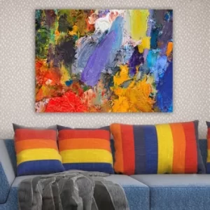 Image of 269895851_70100 Multicolor Decorative Canvas Painting