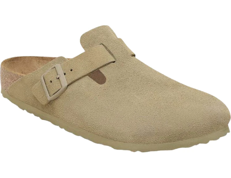 Image of BIRKENSTOCK Boston Suede - Green Green 7