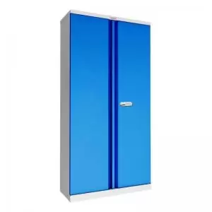 Image of Phoenix SC Series SC1910GBE 2 Door 4 Shelf Steel Storage Cupboard Grey
