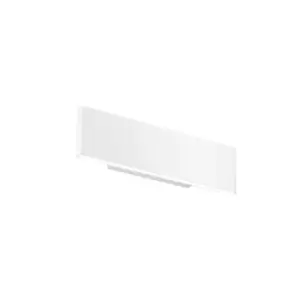 Image of Wall Light Textured White Paint & Frosted Acrylic 2 x 5.5W LED Module