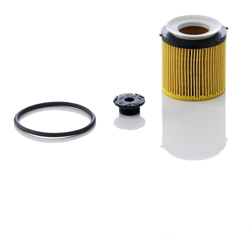 Image of MANN-FILTER HU 8002 x KIT Oil filter Filter Insert, with gasket/seal Oil Filter (7)