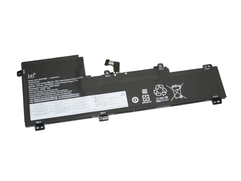Image of BTI BTI 75Wh 4 cell SB11B66553 compatible battery for Lenovo SLIM 7 16IAH7 82VB SLIM 7 16IAH7 YOGA SLIM 7 PRO 16IAH7 82VA YOGA SLIM 7 PRO 16IAH7 L20M4