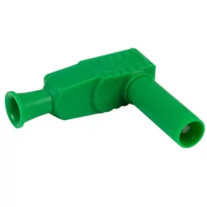 Image of PJP 1067-V Right Angle Shrouded 4mm Plug Green