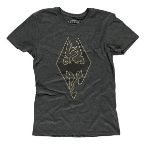 Image of The Elder Scrolls - Imperial Dragon Mens Large T-Shirt - Black
