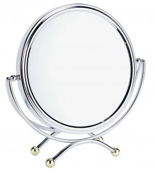 image of Danielle Creations Large Low Silver and Gold Colour Mirror