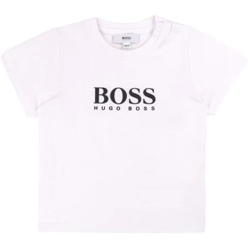 Image of Boss Big Lgo Tee Bb14 - White 10B