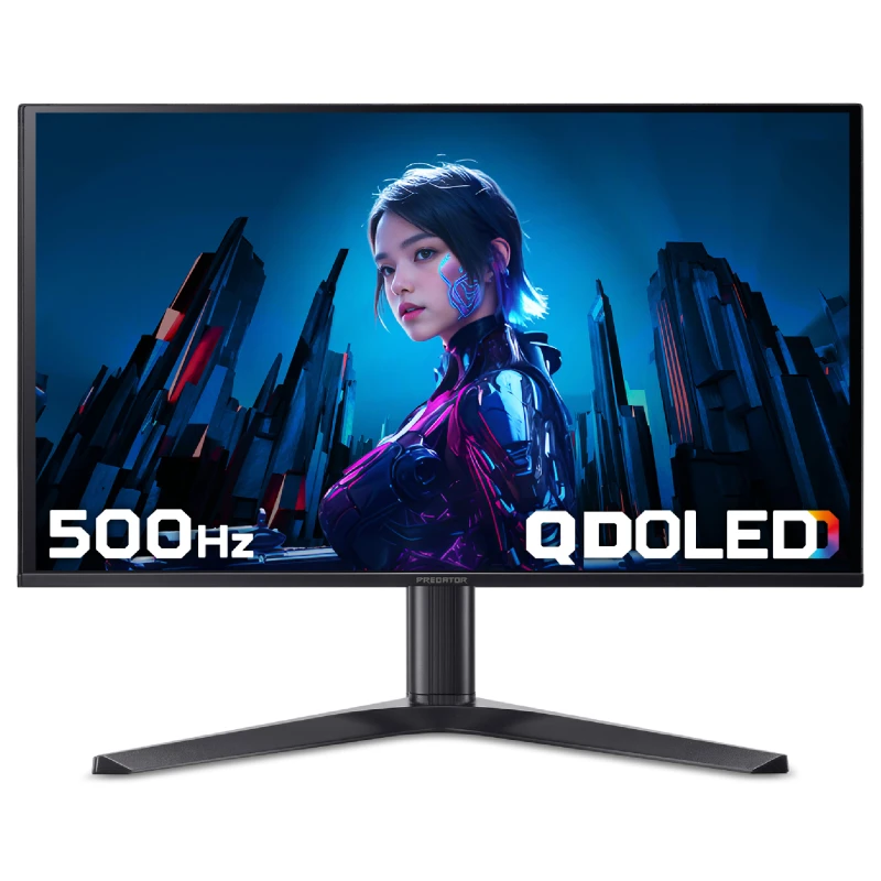 Image of Acer Predator X27U F5 27" QD-OLED Quad HD 500 Hz 0.03ms Quantum Dot Height Adjustable Gaming Monitor with Speakers UM.GXXEE.504
