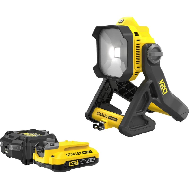 Image of Stanley Fatmax V20 SFMCL030 18v Cordless Area Work Light SFMCL030D1 Batteries: 1 x 2ah Li-ion