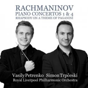 Image of Rachmaninov Piano Concertos 1 & 4 by Sergei Rachmaninov CD Album
