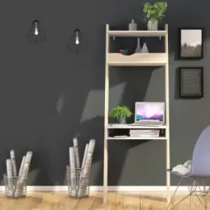 Image of Oslo Leaning Desk in White and Oak