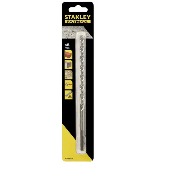Image of Stanley Fatmax Masonry Drill Bit 8 x 200mm - STA58703-QZ