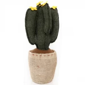 Dark Green Cactus Doorstop 34cm