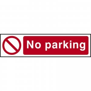 image of Scan No Parking Sign 200mm 50mm Standard