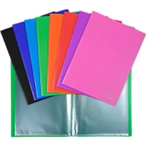 Image of Exacompta Display Book 8880E A4 Assorted 80 Pockets Pack of 8