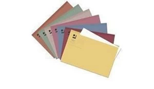 image of Q Connect Sq Cut Folder Mwt Yellow - 100 Pack