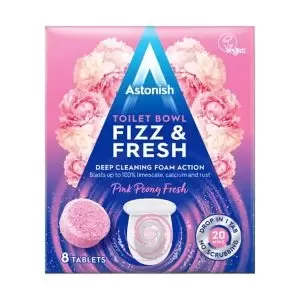 image of Astonish Fizz and Fresh Pink Toliet Tabs 8 Pack