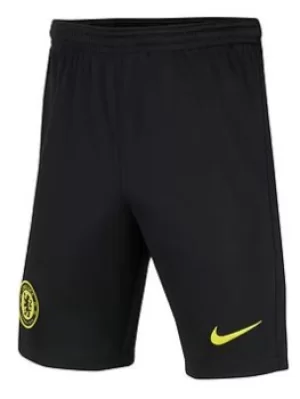Image of Nike Youth Chelsea 21/22away Shorts, Yellow, Size S