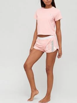 Image of Calvin Klein Pyjama Short Set - Pink Size XS Women