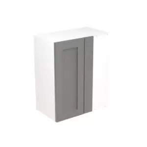 Image of KitchenKIT Shaker 60cm Blind Corner Wall Unit - Matt Dust Grey