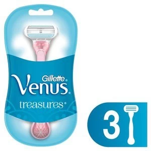 image of GILL VENUS TREASURES DISP RAZORS X3