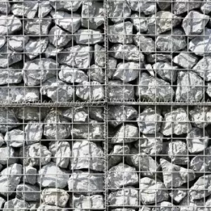 Image of Monster Shop - Gabion Baskets 100 x 80 x 30cm / 2 Pack - Silver