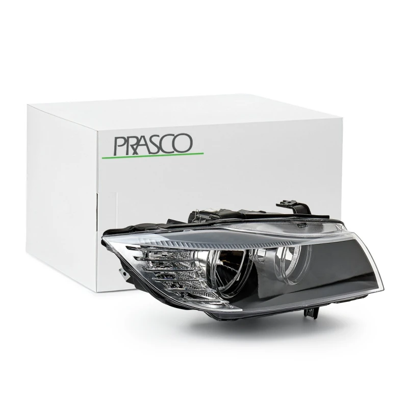 Image of PRASCO BM0264903 Headlights TYC H7/H7, Right, with motor for headlamp levelling Headlight (259)
