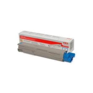 Image of OKI 43459331 Cyan Laser Toner Ink Cartridge