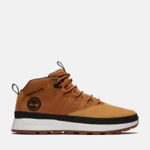 Image of Timberland Euro Trekker Trainer For Men In Yellow Light Brown, Size 10.5