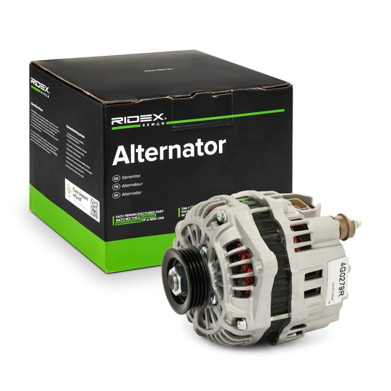 Image of RIDEX REMAN 4G0279R Generator Alternator Charging Current: 70A, Voltage: 12V Alternator (4)