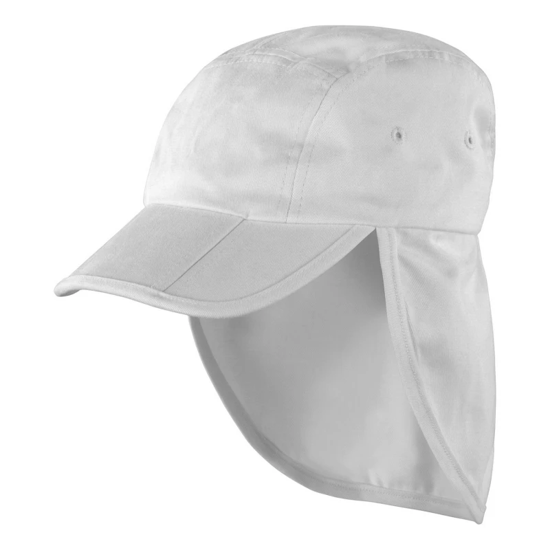 Image of Result Fold Up Legionnaire Hat in White White Unisex One Size
