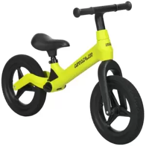 image of AIYAPLAY Balance Bike with Adjustable Seat and Handlebar, PU Wheels, No Pedal, Aged 30-60 Months up to 25kg - Green