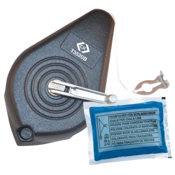 Image of CK Tools T3520B Chalk Line Reel & Chalk 30m / 100 ft
