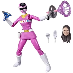 Image of Hasbro Power Rangers Lightning Collection In Space Pink Ranger Action Figure