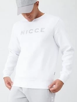 image of Nicce Rhodium Sweatshirt - White