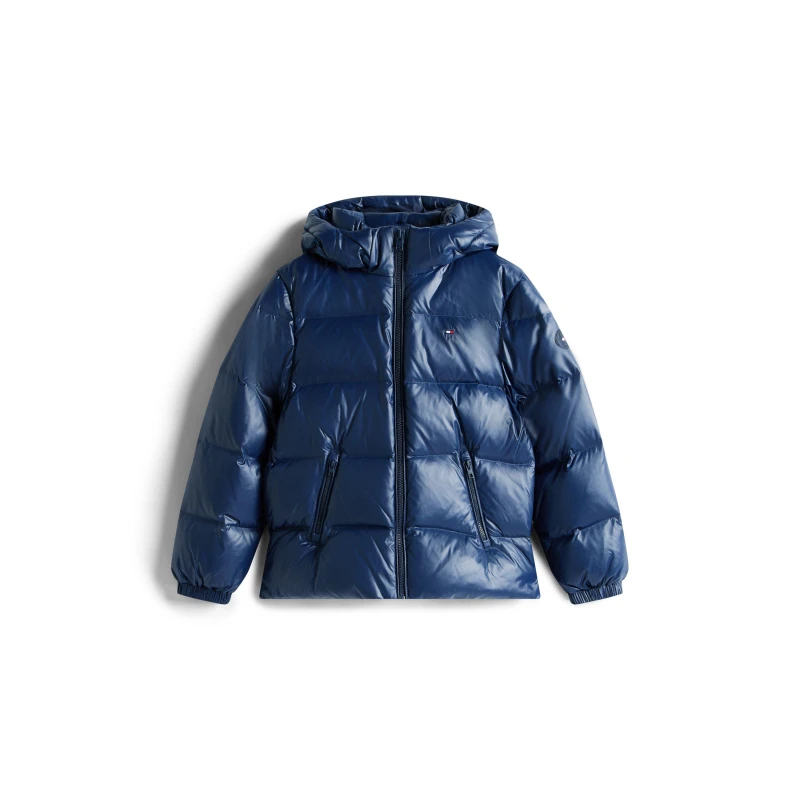 Image of Tommy Hilfiger Kids Insulated Medium Puffer Jacket Dark Night Navy female 7-8 (S)