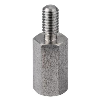 image of R-TECH 524396 Hex Threaded M-F A2 St/St Pillar 5.5mm M3 10mm - Pk 25