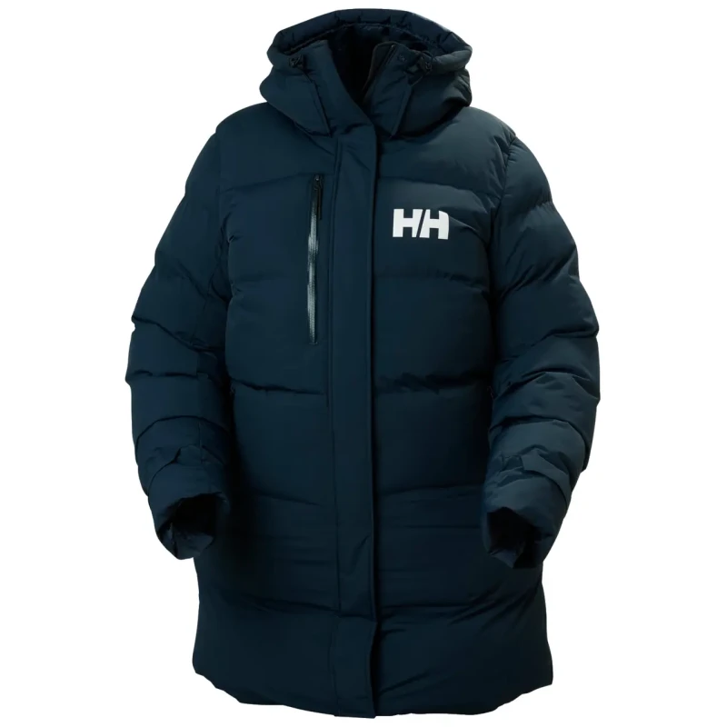 Image of Helly Hansen Womens Adore Puffy Parka - Navy, Size S, Women Navy W4BBR Female S