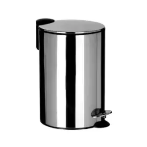 Image of Premier Housewares 12L Pedal Bin - Silver
