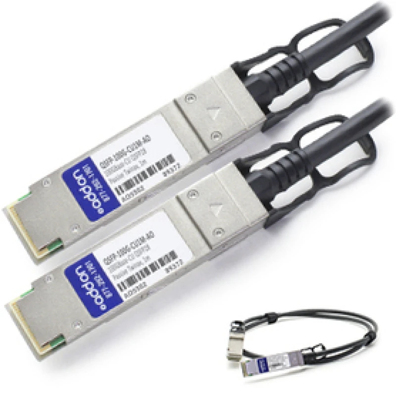 Image of AddOn Networks QSFP-100G-CU1M-AO InfiniBand/fibre optic cable 1m QSFP