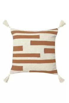 Image of Alaya Jacquard Tasselled Cushion